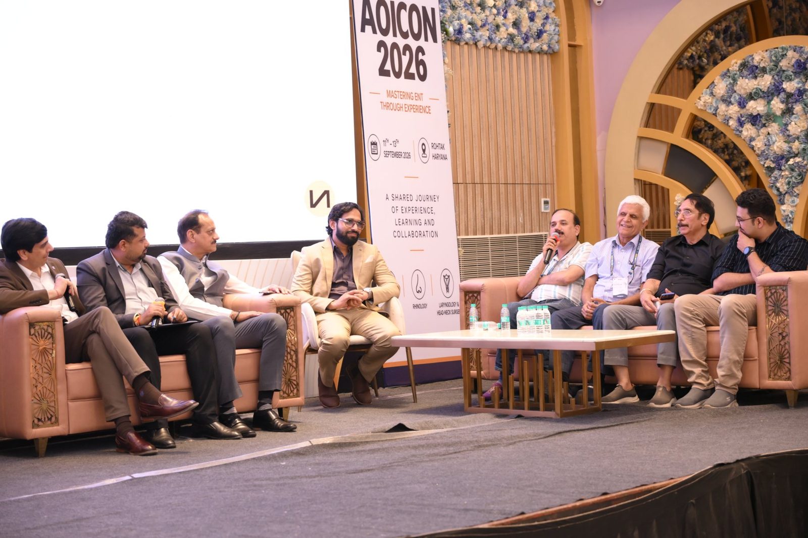 Panellists in conversation