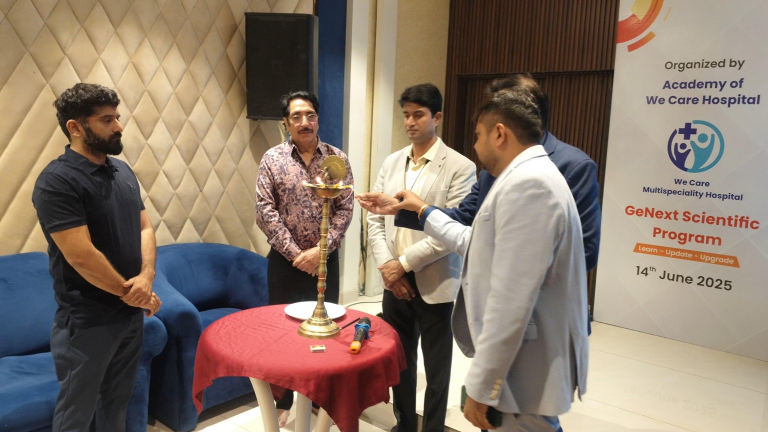 Lamp-lighting at the GeNext scientific programme