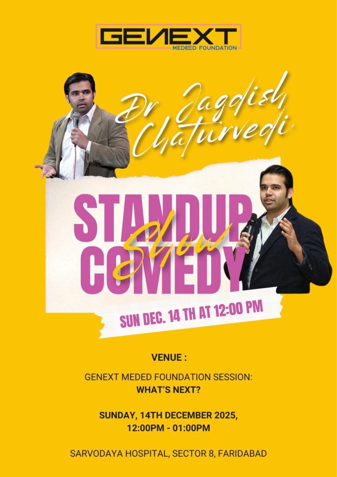 Dr Jagdish Chaturvedi · Stand-up comedy show