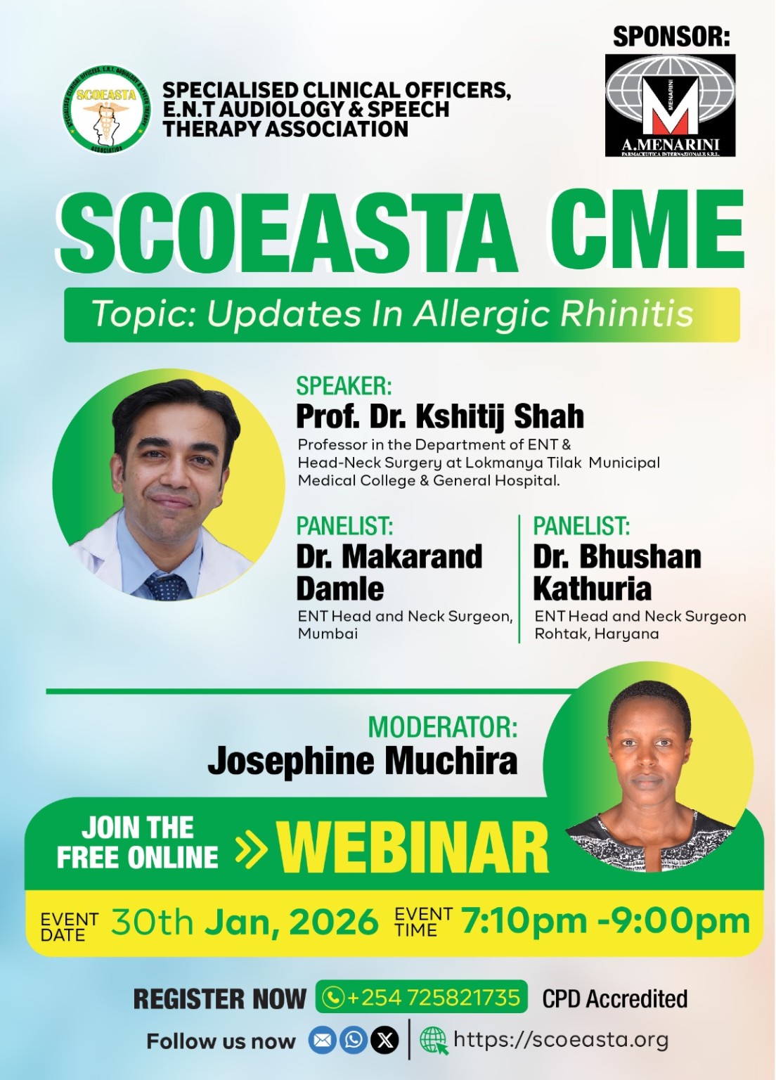 Updates in Allergic Rhinitis — original event poster