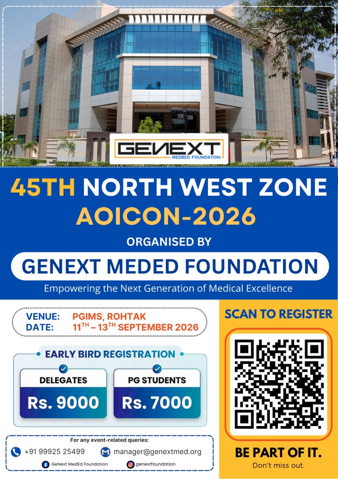 Original AOICON 2026 promotional poster