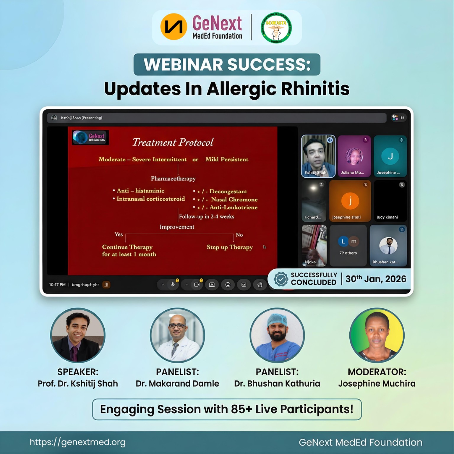 Updates in Allergic Rhinitis · Session recap