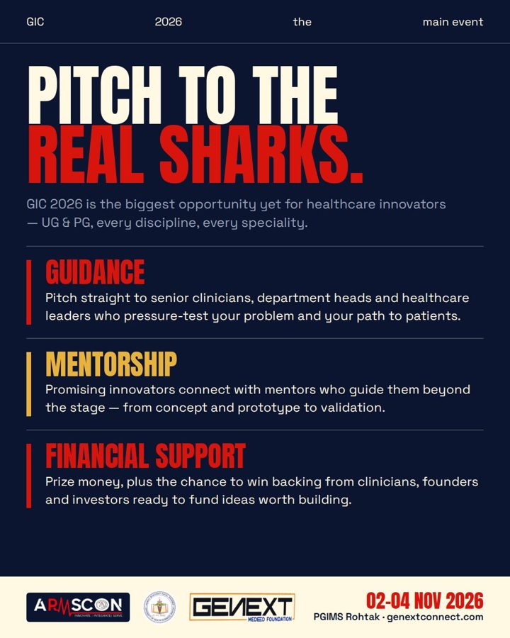 GIC 2026 campaign poster: real sharks